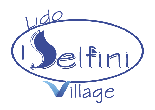 Logo Delfini Village vettoriale